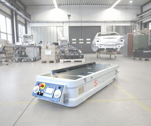 dpm FTS für Logistik und Montage (Mercedes Benz, VW, BMW, Rittal)