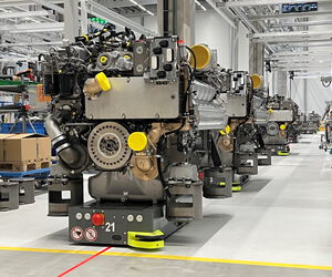 dpm FTS für Motormontage (Rolls Royce)