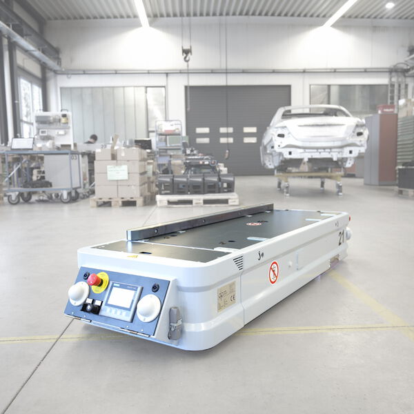 dpm FTS für Logistik und Montage (Mercedes Benz, VW, BMW, Rittal)